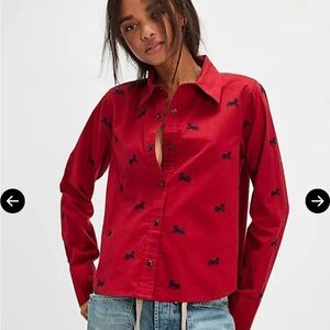 We The Free Band Of Horses Embroidered Shirt